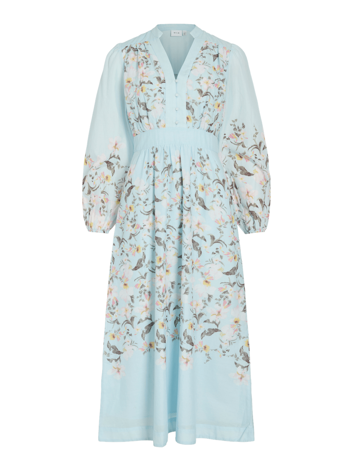 VIZANILA Midi Dress - Nantucket Breeze - VERO MODA & VILA Bergvik